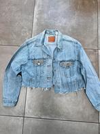 LEVIS LEVI’S BLAUW DENIM TRUCKER JACKET JAS MET STUDS MT XL, Blauw, Maat 46/48 (XL) of groter, Ophalen of Verzenden, Zo goed als nieuw