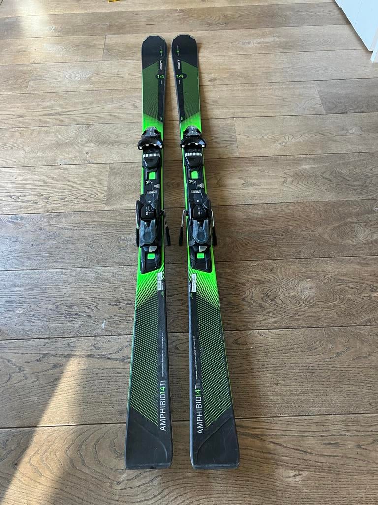 Elan Amphibio 14 Ti Ski's - Zo goed als nieuw!, Sport en Fitness, Skiën en Langlaufen, Overige merken, 160 tot 180 cm, Ophalen of Verzenden