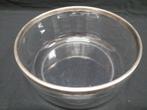 Ronde schaal met zilverkleurige rand, Gebruikt, Schaal, Rond, Ophalen of Verzenden