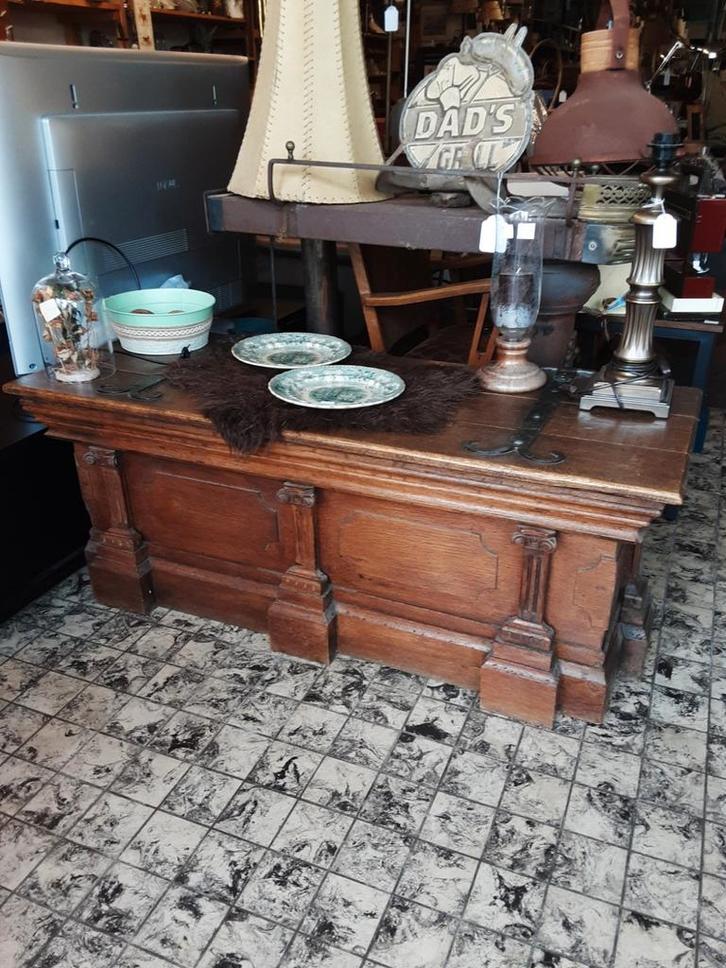 Antieke Dekenkist / Opbergkist, Huis en Inrichting, Kasten | Overige, Gebruikt, Ophalen