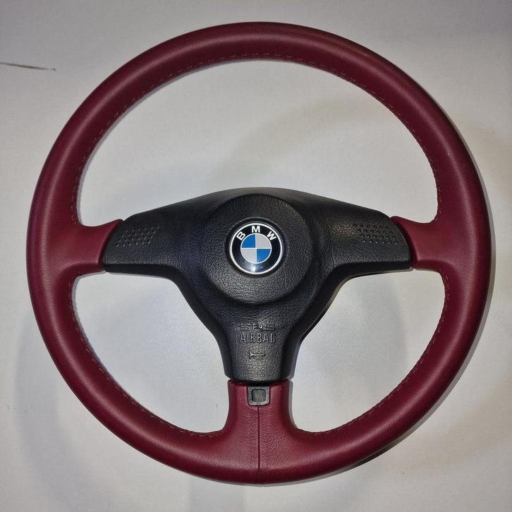 Stuur Sport 2 rood leer nieuw BMW OEM 3 Series E36 1991-1994, Auto-onderdelen, Besturing, BMW, Nieuw, Ophalen of Verzenden