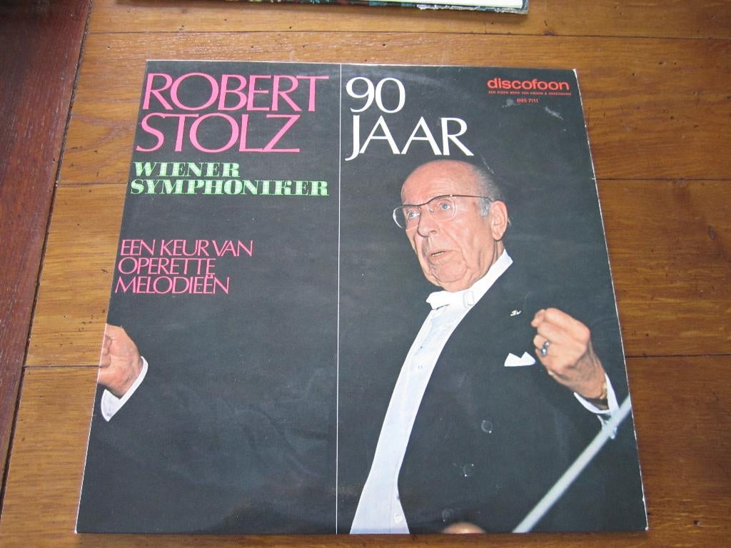 Robert Stolz 90 jaar , een keur van Operette melodieën, LP, Ophalen of Verzenden, Zo goed als nieuw, 12 inch, Opera of Operette