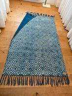 Kleed 190 x 122 katoen blauw - wit katoen, 150 tot 200 cm, Nieuw, Ophalen of Verzenden, Rechthoekig