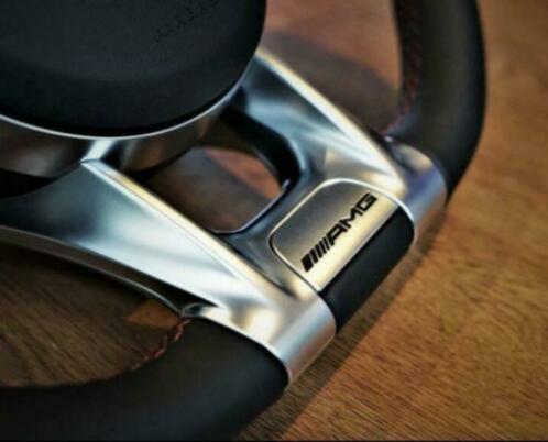 amg stuur embleem amg logo w213 w177 w176 w118 w205 x253 SL, Auto diversen, Tuning en Styling, Ophalen of Verzenden