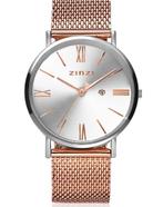 Zinzi dameshorloge, roségoud, Sieraden, Tassen en Uiterlijk, Horloges | Dames, Overige merken, Staal, Polshorloge, Ophalen of Verzenden