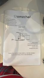 Juicer - slow Juicer, Witgoed en Apparatuur, Ophalen of Verzenden, Zo goed als nieuw