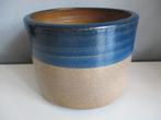 Bloempot Zaalberg Holland blauwe en beige kleur, Ophalen of Verzenden
