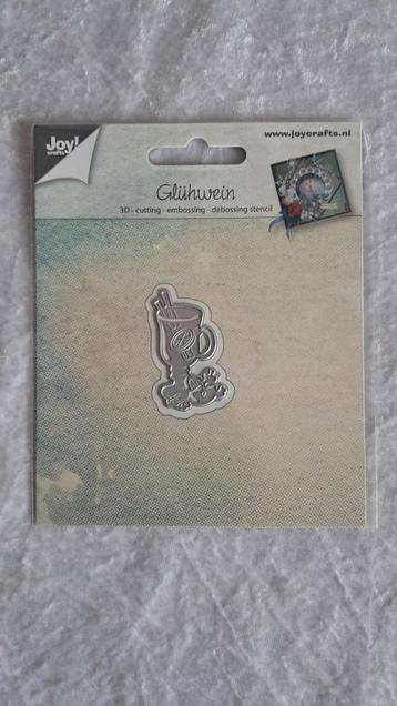 Nieuw snijmal Gluhwein , Joy Crafts, kerst, feestdagen  beschikbaar voor biedingen