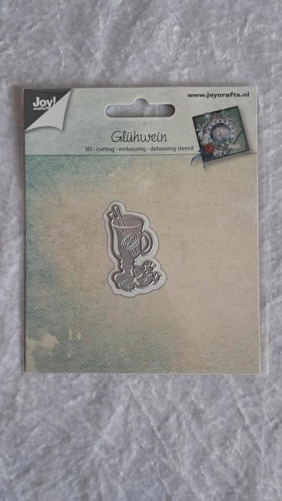 Nieuw snijmal Gluhwein , Joy Crafts, kerst, feestdagen, Hobby en Vrije tijd, Kaarten | Zelf maken, Nieuw, Pons of Mal, Kerst, Ophalen of Verzenden