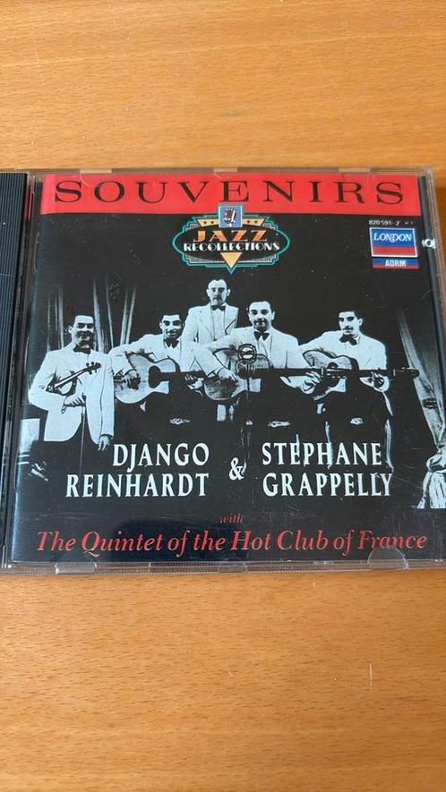 Django Reinhardt en Stephane Grapelli Souvenirs cd 20 tracks, Cd's en Dvd's, Cd's | Jazz en Blues, Gebruikt, Jazz, Voor 1940, Ophalen of Verzenden