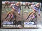 2x sticker toon karsmakers snickers motorcross team vintage, Verzamelen, Stickers, Sport, Ophalen of Verzenden, Zo goed als nieuw