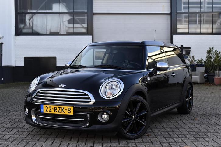 Mini Clubman 1.6 Cooper Business Line 2011 Zwart 122.521 km, Auto's, Mini, Particulier, Clubman, Airbags, Airconditioning, Alarm