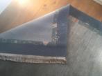Hoogpolig tapijt Nepal, Ophalen, Blauw, 200 cm of meer, Zo goed als nieuw
