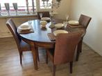 Italiaanse ronde eettafel, Huis en Inrichting, Ophalen, Gebruikt, Rond, 200 cm of meer