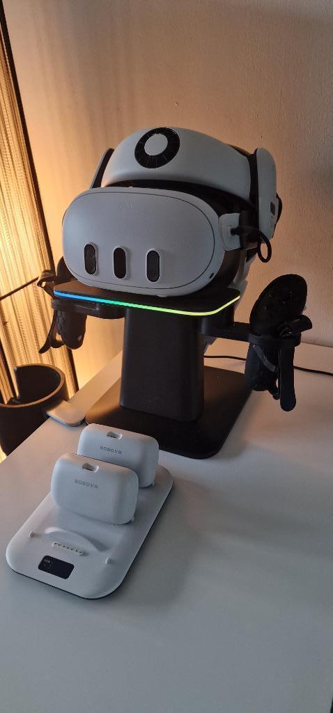 Meta Quest 3 128 GB incl. de nieuwste accessoires (2025), Spelcomputers en Games, Virtual Reality, Zo goed als nieuw, Overige platformen