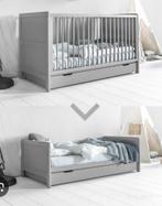 Petite Amélie Meegroeibed Grijs 140x70 cm – Babybed 3-in-1 –, Kinderen en Baby's, Kinderkamer | Complete kinderkamers, Ophalen