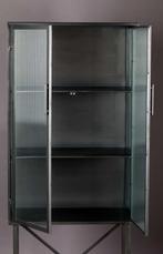 Dutchbone vitrinekast Boli | Van €749, nu -50%, Dutchbone, Nieuw, Ophalen of Verzenden, Glas