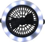 Benson ventilator met handvat en LED verlichting Ø 18 cm, Ophalen of Verzenden, Zo goed als nieuw, Tafelventilator