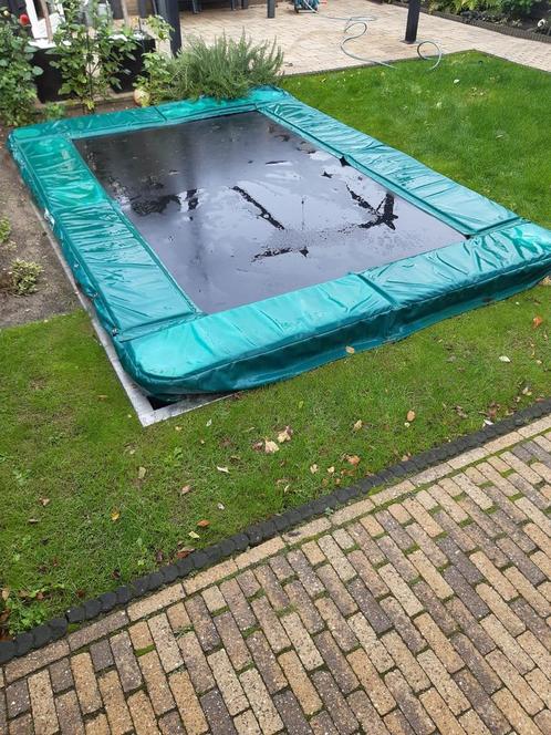 Trampoline merk Moonwalker, Kinderen en Baby's, Speelgoed | Buiten | Trampolines, Gebruikt, Ophalen