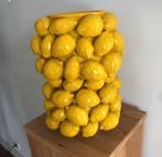 Des Pots Citroenen Vaas - Prachtige Staat!, Geel, Aardewerk of Porselein, Ophalen of Verzenden, Zo goed als nieuw