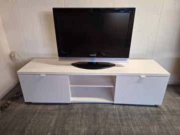 Wit TV Meubel met Opbergruimte incl. TV