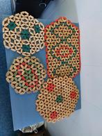 Vintage houten kralen pannen onderzetters boho, Ophalen of Verzenden, Huis en Inrichting