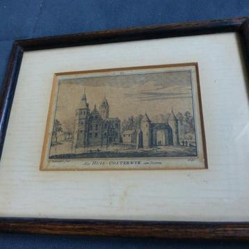 Ets/ Gravure van het Huis Oosterwijk  beschikbaar voor biedingen