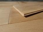 Eiken lamelparket 37 m2 geschuurd naturel, Doe-het-zelf en Verbouw, Zo goed als nieuw, 10 m² of meer, 10 tot 30 cm, Hout