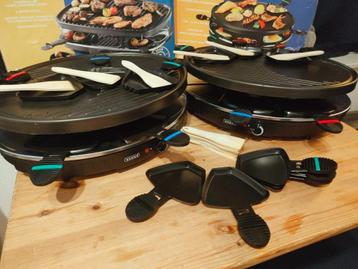Electrisch Gourmetset / Raclette toestel (8 - 15 personen) beschikbaar voor biedingen