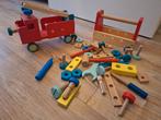 Houten Speelgoed Gereedschap Brandweerauto & Toolbox, Ophalen of Verzenden, Gebruikt, Overige typen