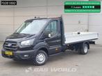 Ford Transit 170pk Open Laadbak Dubbellucht 3,5t Trekhaak Ai, Auto's, Parkeercamera, Stof, 1995 cc, Euro 6