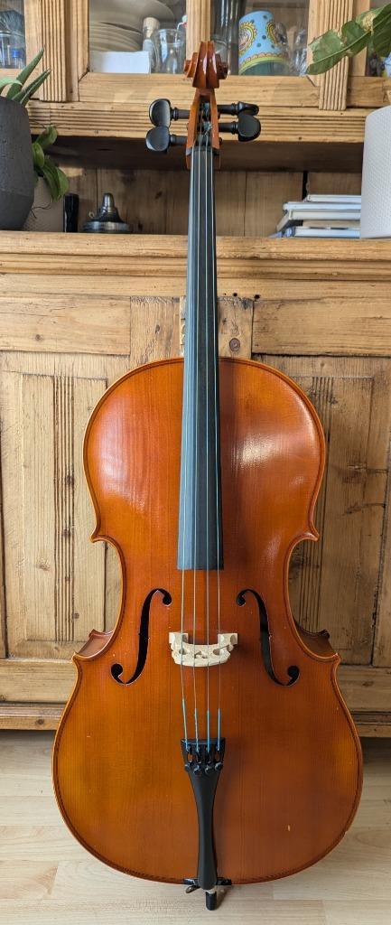 3/4 Studiecello – Netjes & Speelklaar – Inclusief Hoes, Muziek en Instrumenten, Strijkinstrumenten | Cello's, Zo goed als nieuw