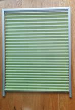 Velux plissee gordijn 2x groen, zilverkleurige lijst., Huis en Inrichting, Stoffering | Gordijnen en Lamellen, Zo goed als nieuw
