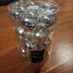 Decoris zilveren glazen kerstballen ,inhoud 20 stuks, Diversen, Kerst, Ophalen of Verzenden, Nieuw