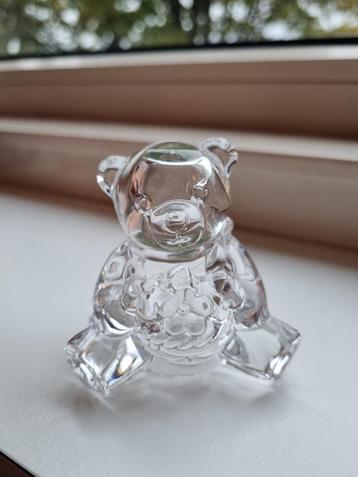 Beertje van kristal, 6cm hoog cristal's d'arques beschikbaar voor biedingen