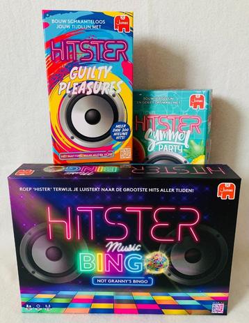 Hitster Bingo NL + Hitster Guilty Pleasures en Summer Party beschikbaar voor biedingen