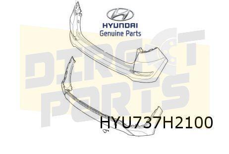 Hyundai Tucson (9/15-11/18) (TL) achterbumper (onder) zwart, Auto-onderdelen, Carrosserie en Plaatwerk, Bumper, Hyundai, Achter