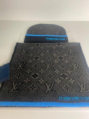 Louis Vuitton muts en sjaal set - Monogram Eclipse beschikbaar voor biedingen