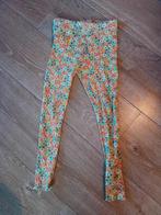 Stretch bloemetjes broek - 110/116 weinig gedragen, Broek, Gebruikt, Meisje, Ophalen of Verzenden