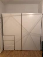 Witte kledingkast, Kunststof, Gebruikt, 200 cm of meer, 200 cm of meer