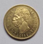 Italie 20 lira 1882, Verzenden, Italië, Goud