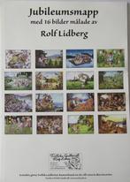 ROLF LIDBERG, jubileum map met 16 pints 42x30 cm., Ophalen of Verzenden