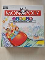 Monopoly Junior (Parker). Kindvriendelijke Editie, Drie of vier spelers, Ophalen of Verzenden, Gebruikt, Parker