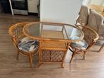 Vintage bamboe bistro set, Ophalen