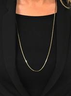14 Karaat Gouden Gourmet Fantasie Schakel Collier - 81,5 cm, Onbekend, Ophalen of Verzenden, Zo goed als nieuw, Onbekend