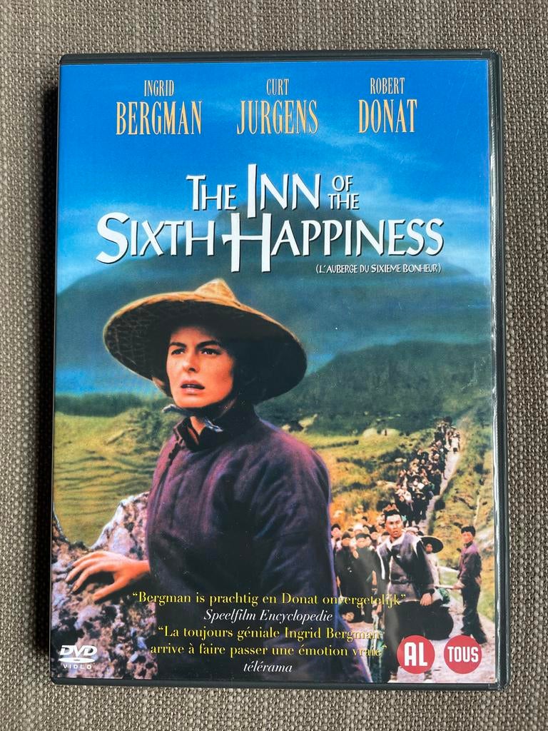 The Inn of the Sixth Happiness dvd - Ingrid Bergman, Cd's en Dvd's, Alle leeftijden, Drama, Ophalen of Verzenden, Zo goed als nieuw