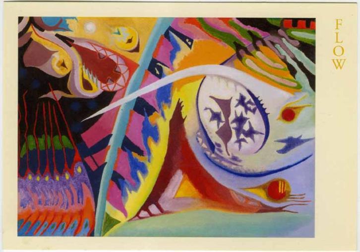 Flow, Verzamelen, Ansichtkaarten | Themakaarten, Ongelopen, 1980 tot heden, Cultuur en Media, Ophalen of Verzenden