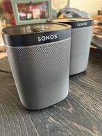 Sonos Play:1 Stereopaar - Geschikt voor S2 App, Audio, Tv en Foto, Luidsprekers, Ophalen of Verzenden, Zo goed als nieuw, Front, Rear of Stereo speakers