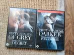 Fifty shades of Grey en Fifty shades darker, 2 dvds, origine, Cd's en Dvd's, Dvd's | Drama, Vanaf 16 jaar, Boxset, Drama, Ophalen of Verzenden
