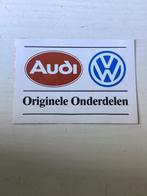 Sticker Audi/VW originele onderdelen, Verzamelen, Stickers, Verzenden, Zo goed als nieuw, Auto of Motor